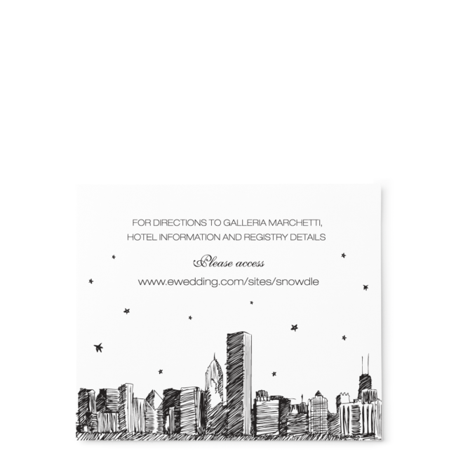 City Skyline Stars - Info Card
